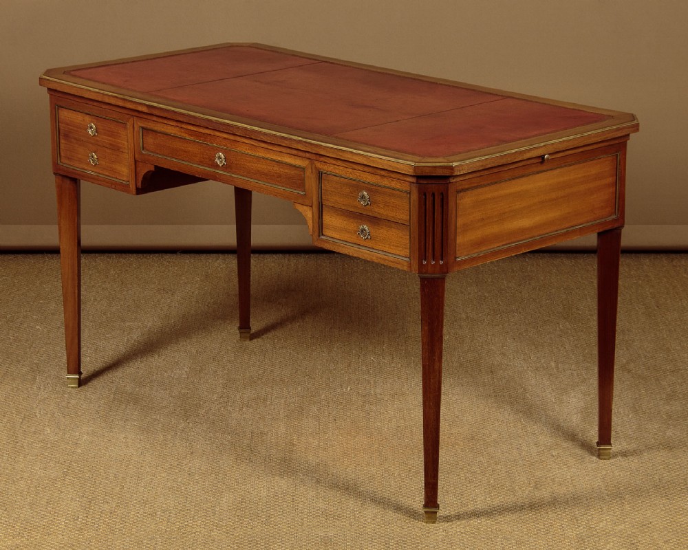 Mahogany & Leather Top Writing Desk c.1930