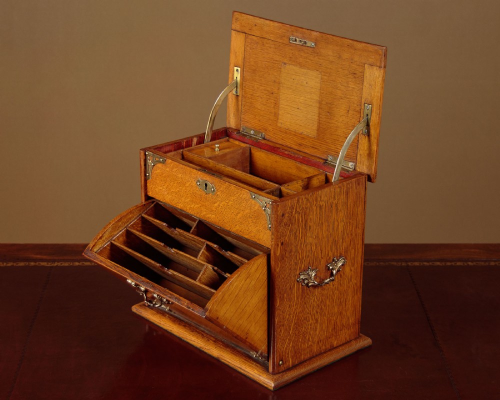 Oak Stationery Box c.1910