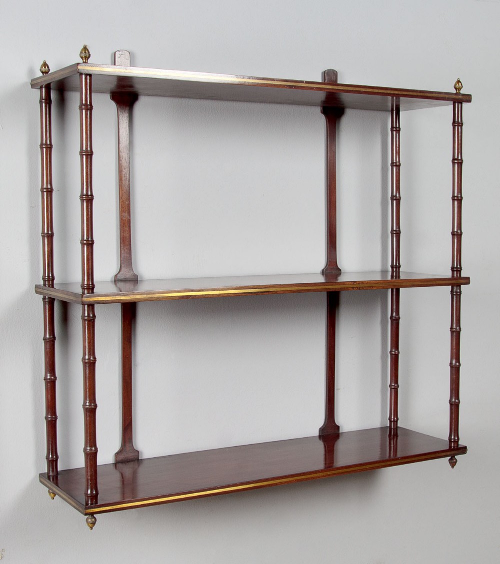 Small Mahogany Wall Shelves c.1820