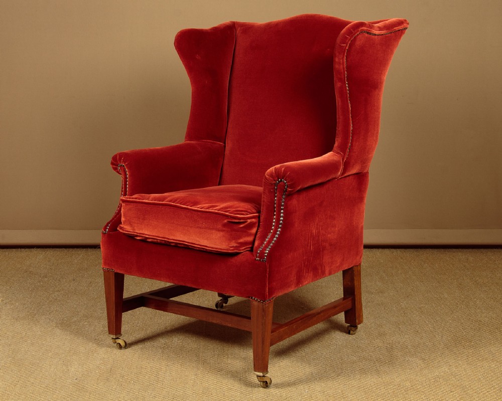 Edwardian Wingback Armchair c.1910