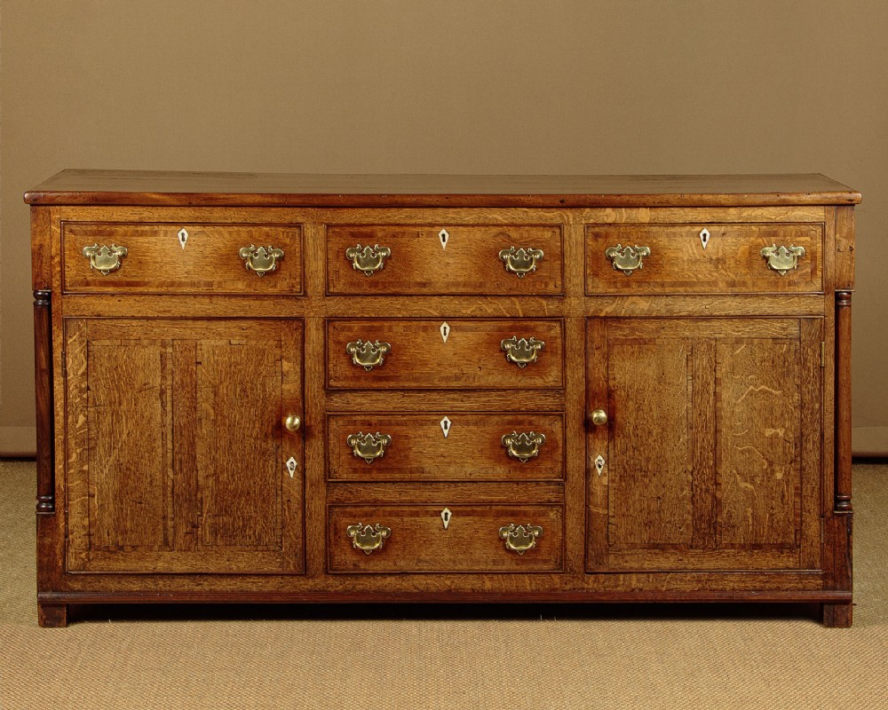 Oak Welsh Dresser Base c.1810