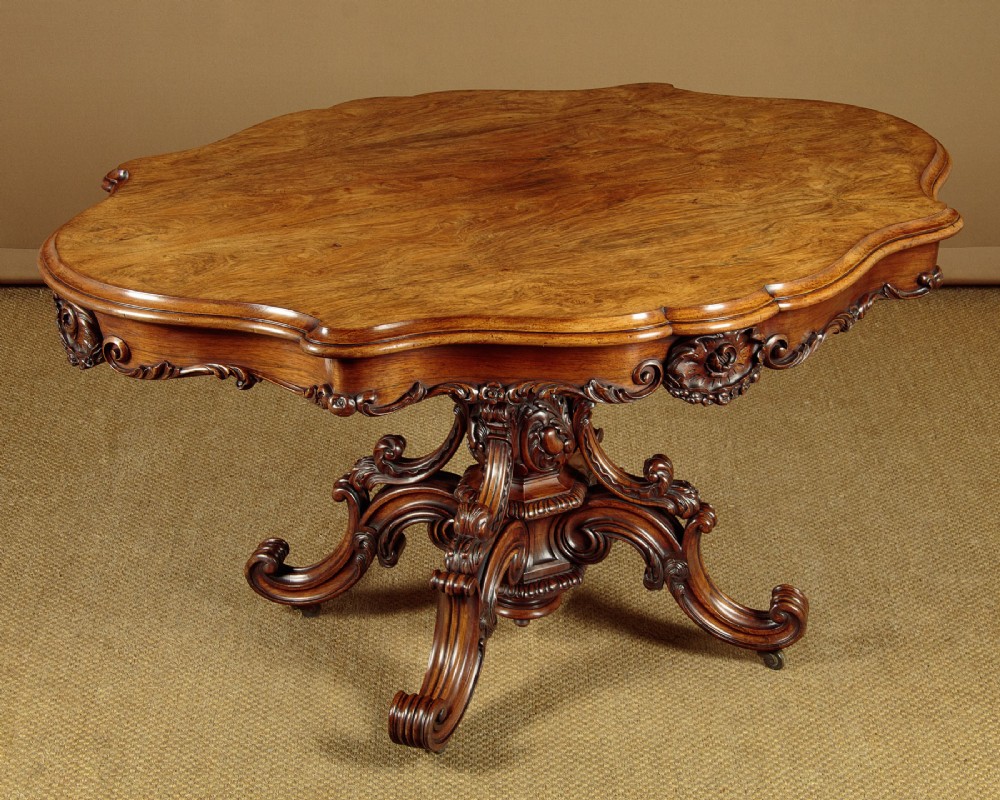 Carved Rosewood Centre Table c.1860