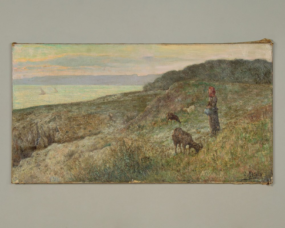 Oil Painting on Canvas by Charles Magnier c.1920