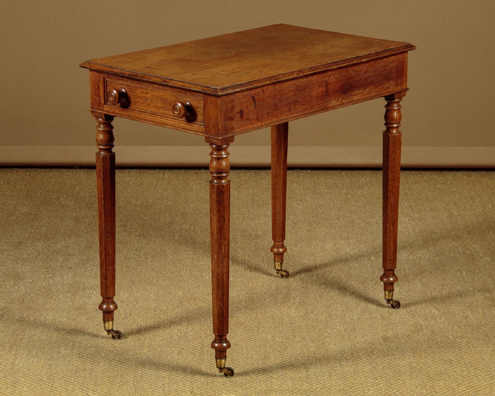 Small Oak Writing Table c.1880