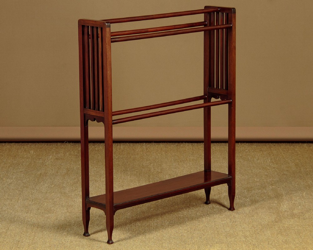 Mahogany Towel Rail c.1910