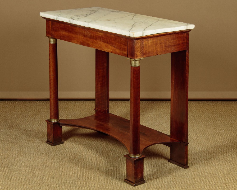 French Empire Marble Top Console Table c.1820