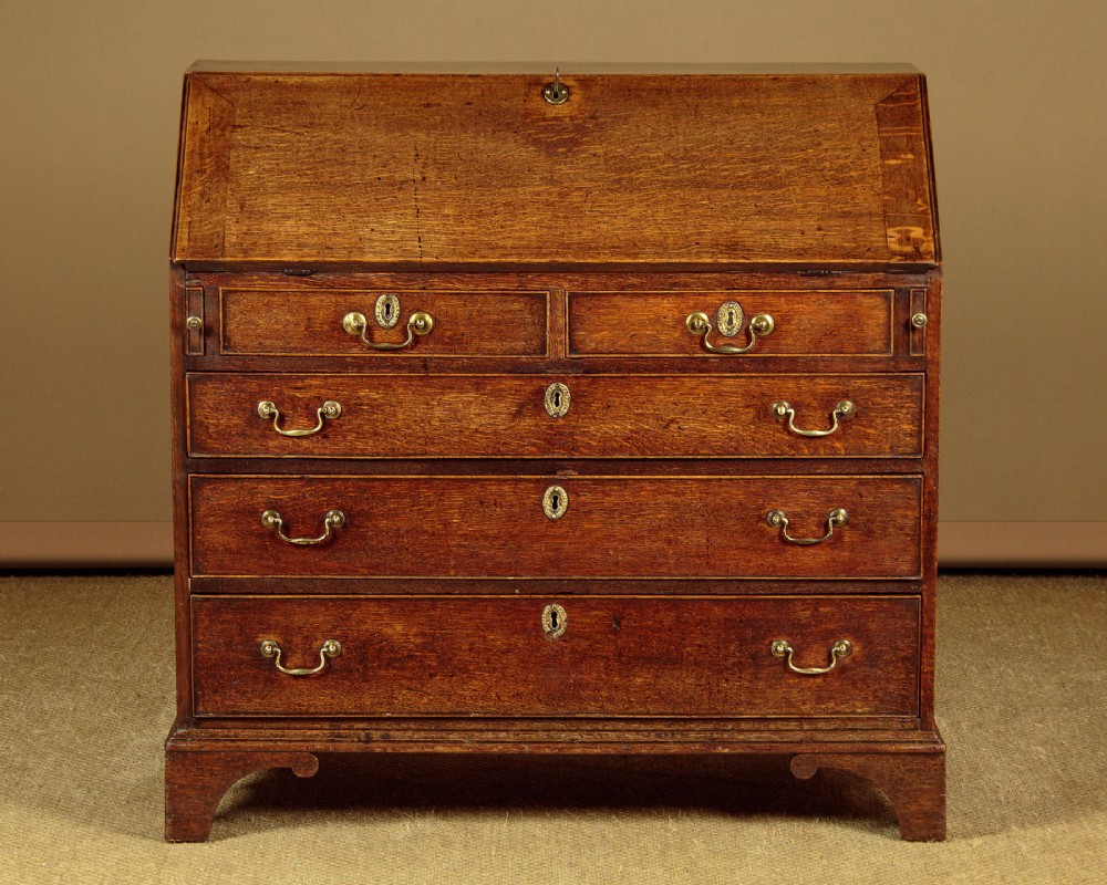 Georgian Oak Bureau c.1800