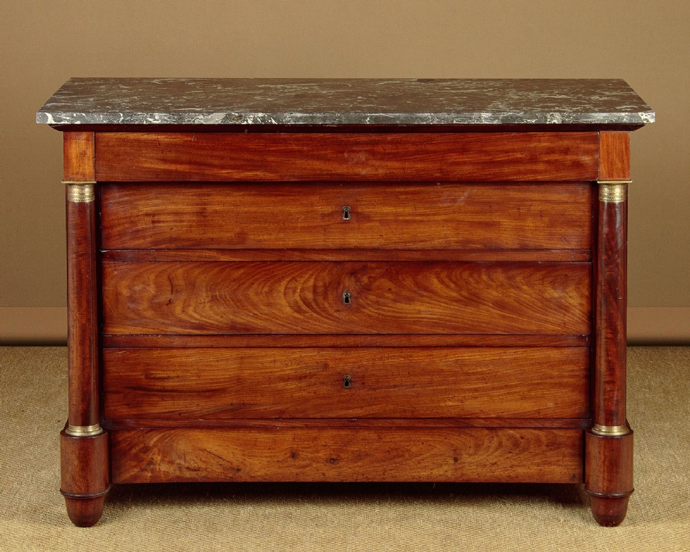 French Empire Marble Top Commode c.1820