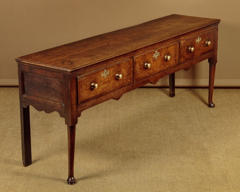 Georgian Oak Dresser Base c.1800