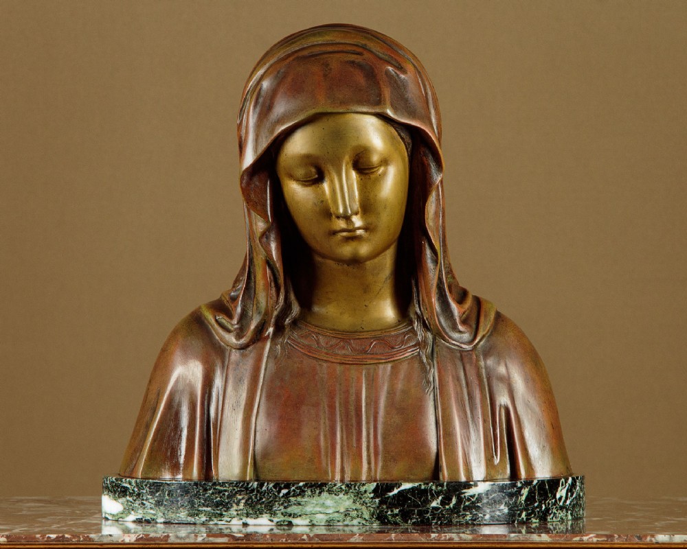 Bronze Bust of the Madonna after Donatello c.1930