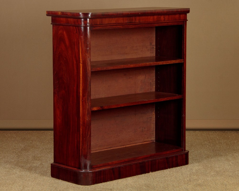 Small Mahogany Open Bookcase c.1880