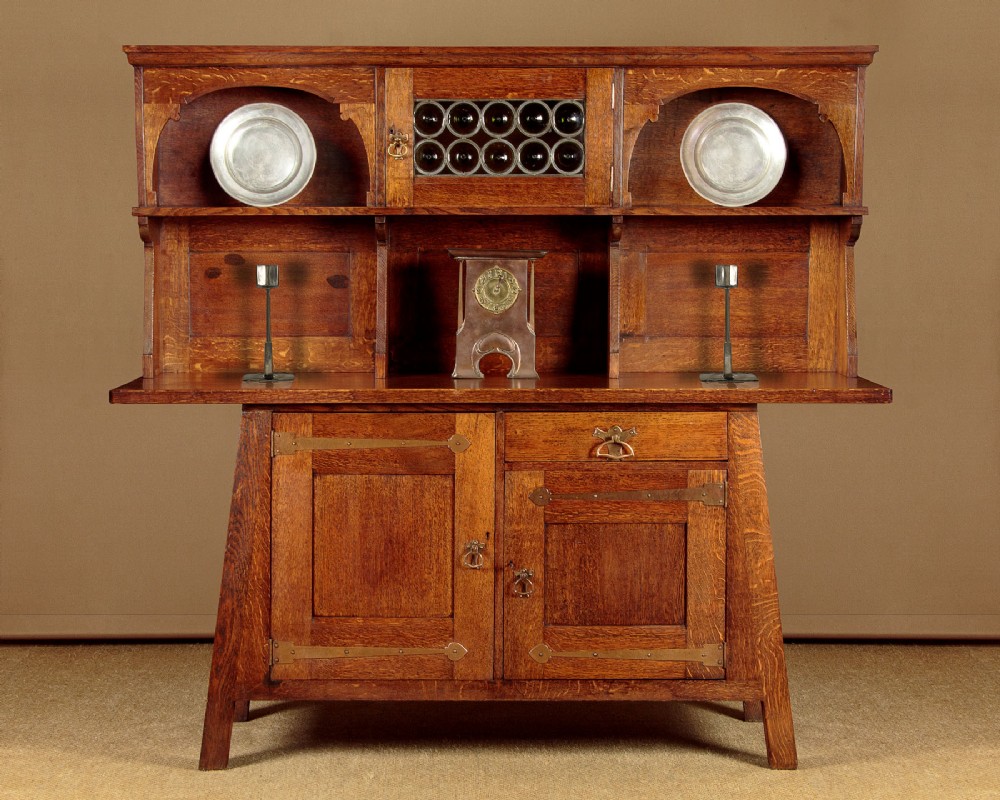 Arts & Crafts Oak Sideboard by Liberty & Co. c.1900
