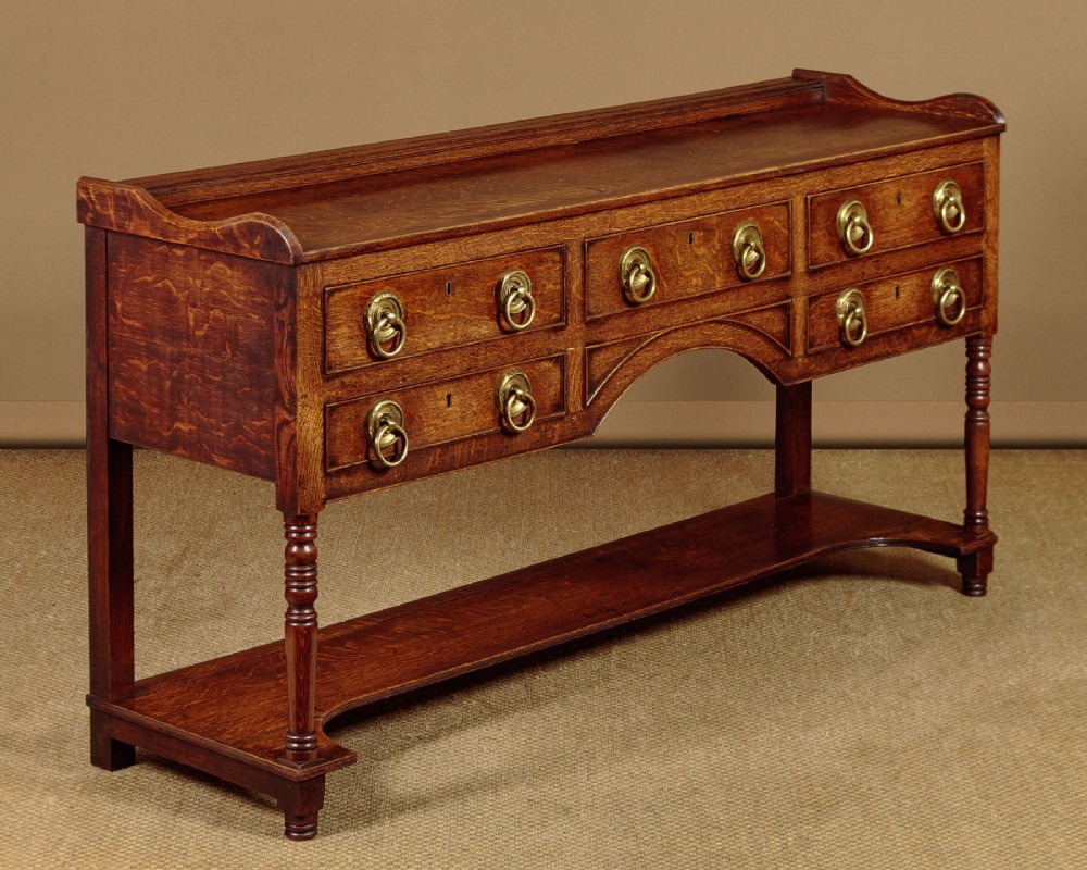 Welsh Oak Dresser Base c.1810