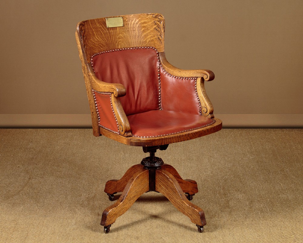 Revolving Office Desk Chair c.1905