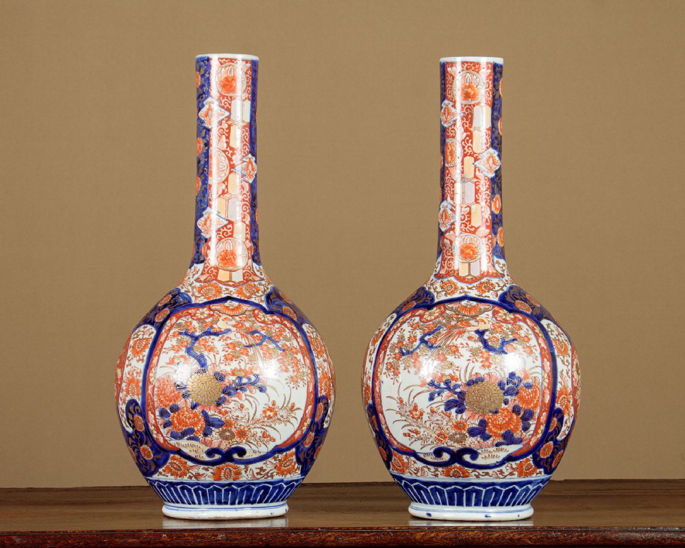 Pair of Large Imari Vases c.1900