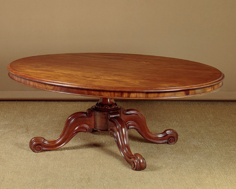Large Mahogany Coffee Table c.1860