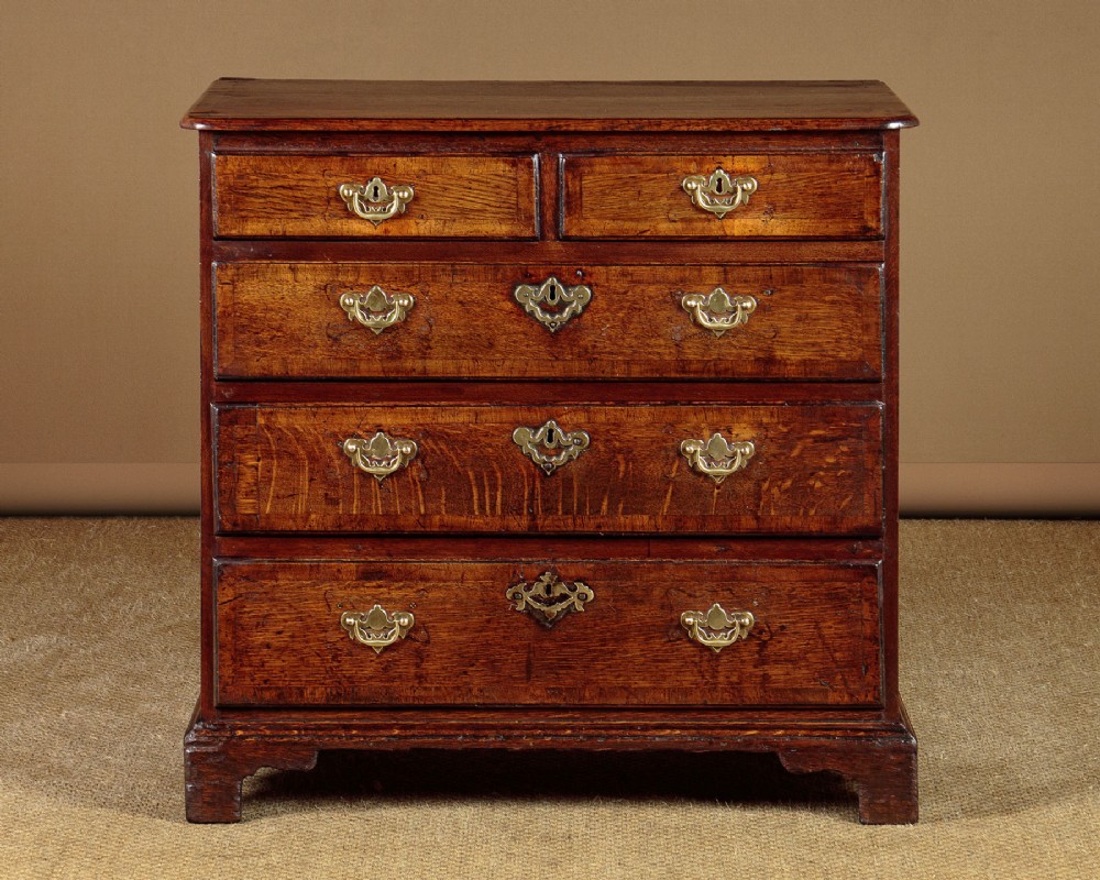 Small Georgian Oak Chest of Drawers c.1780