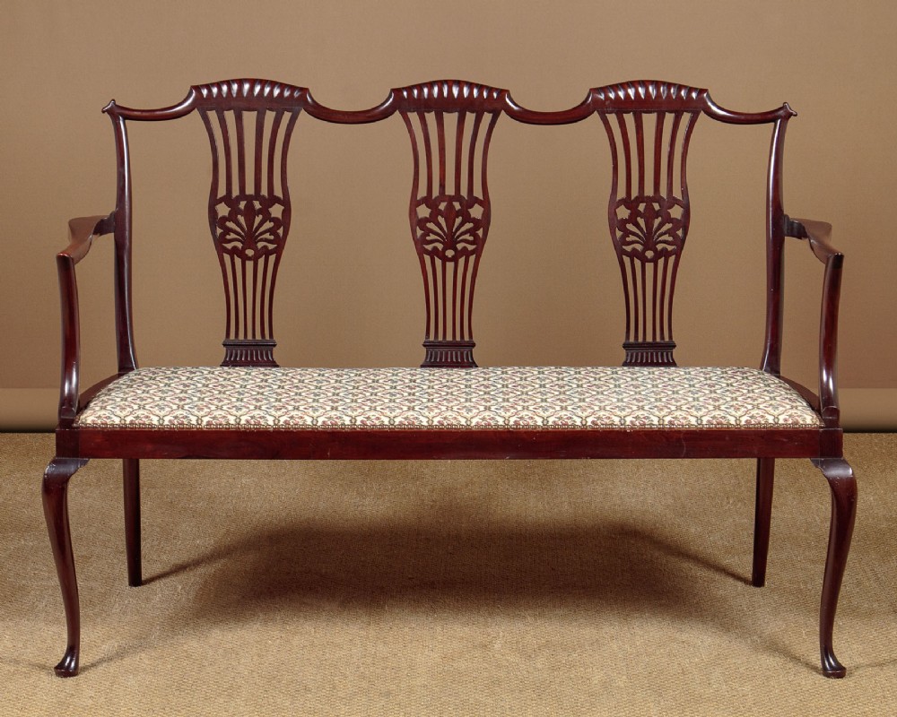 Mahogany Chair Back Settee c.1920