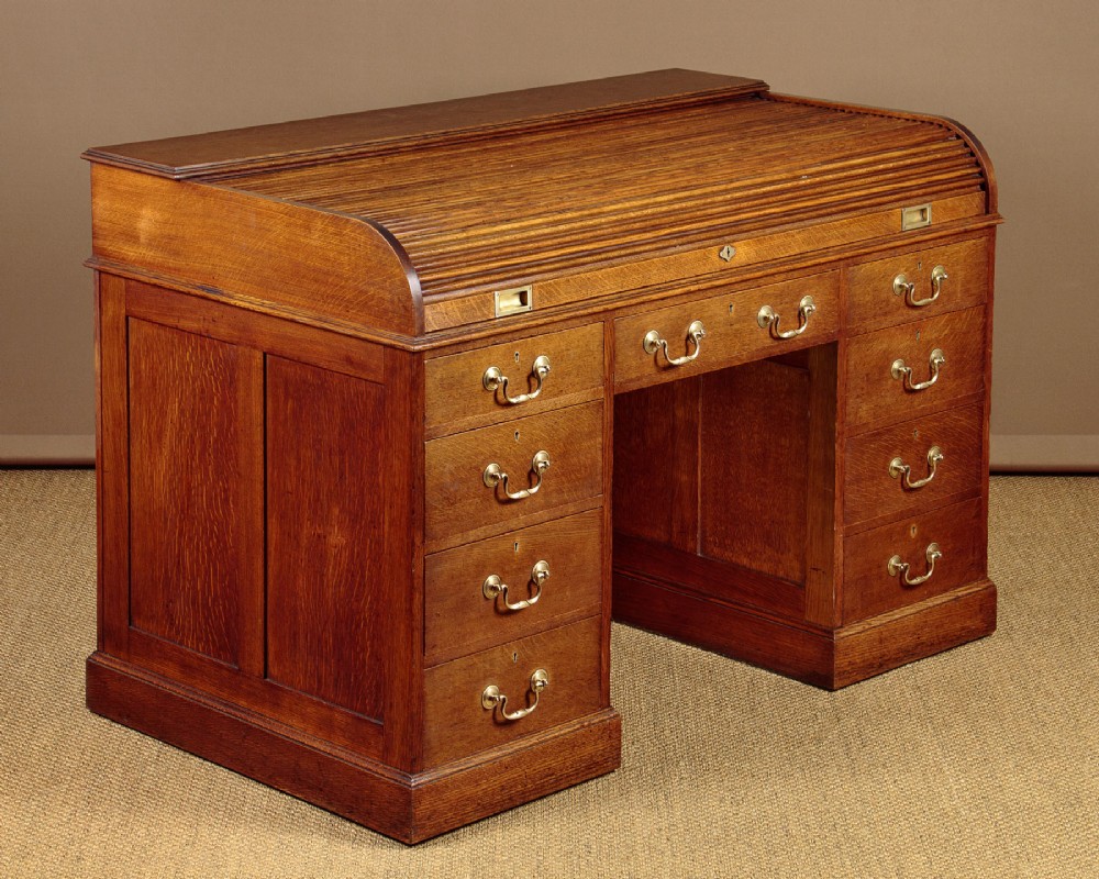 Oak Roll Top Desk c.1910