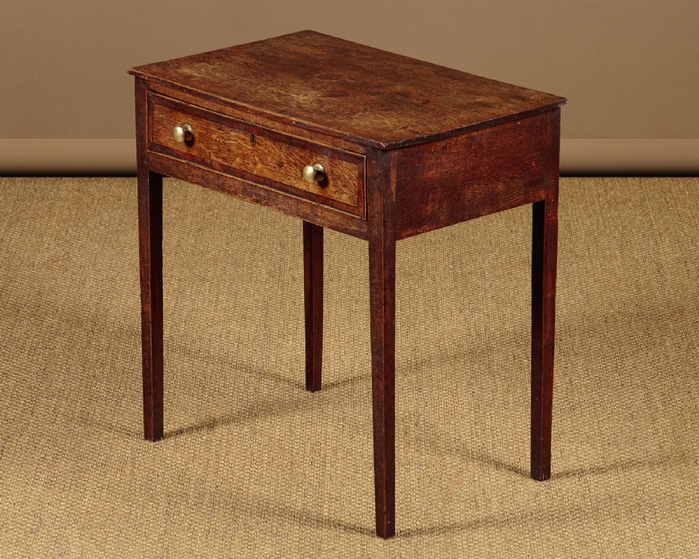 Small Georgian Oak Side Table c.1800