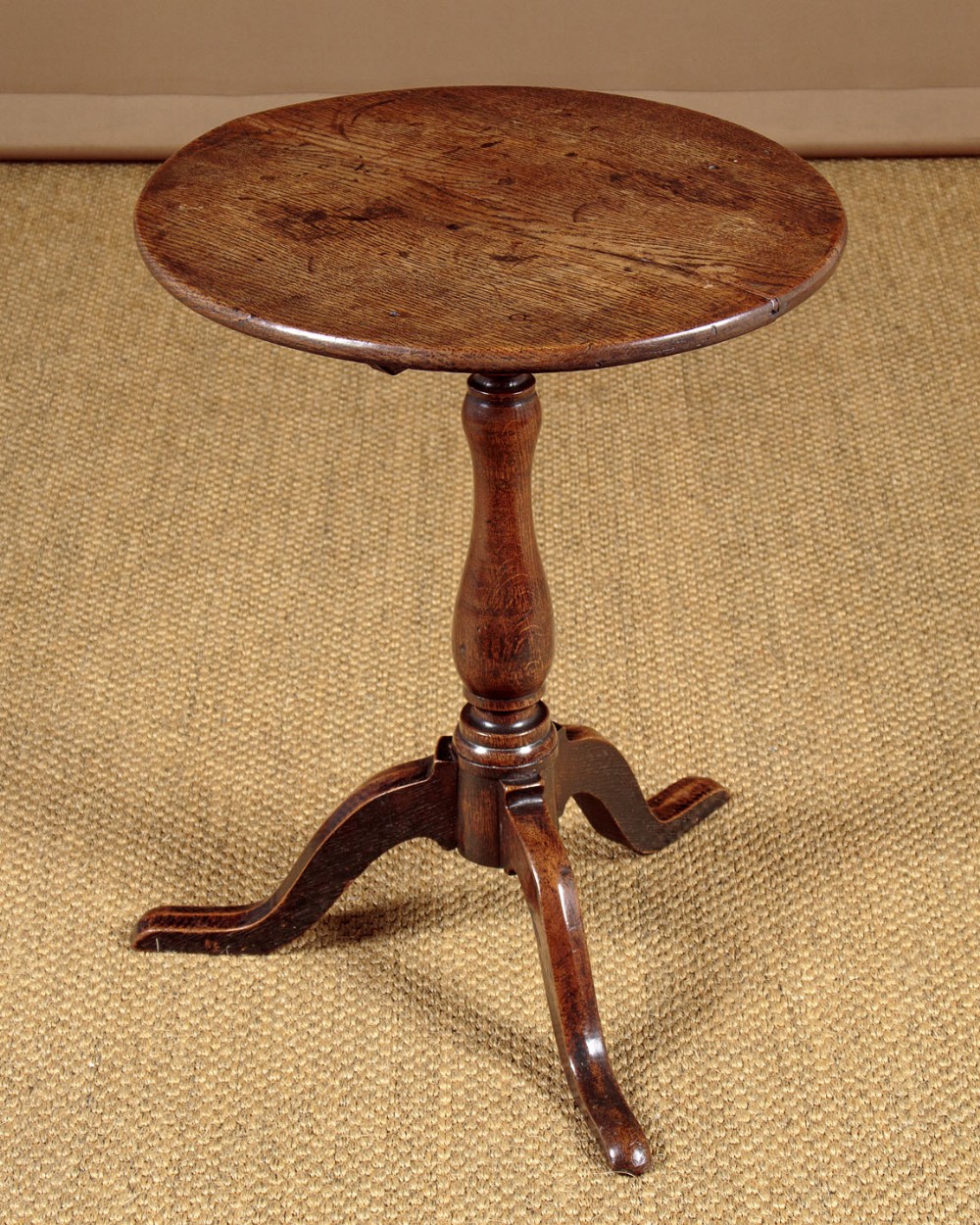 Small Oak Tripod Wine Table c.1820