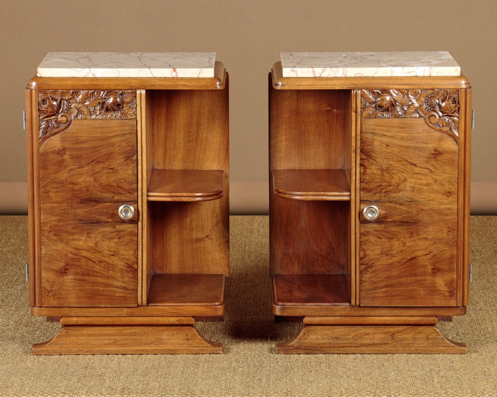 Pair of Art Deco Side Cabinets c.1930