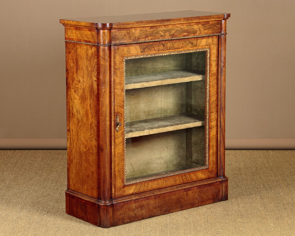 Walnut Pier Cabinet c.1880