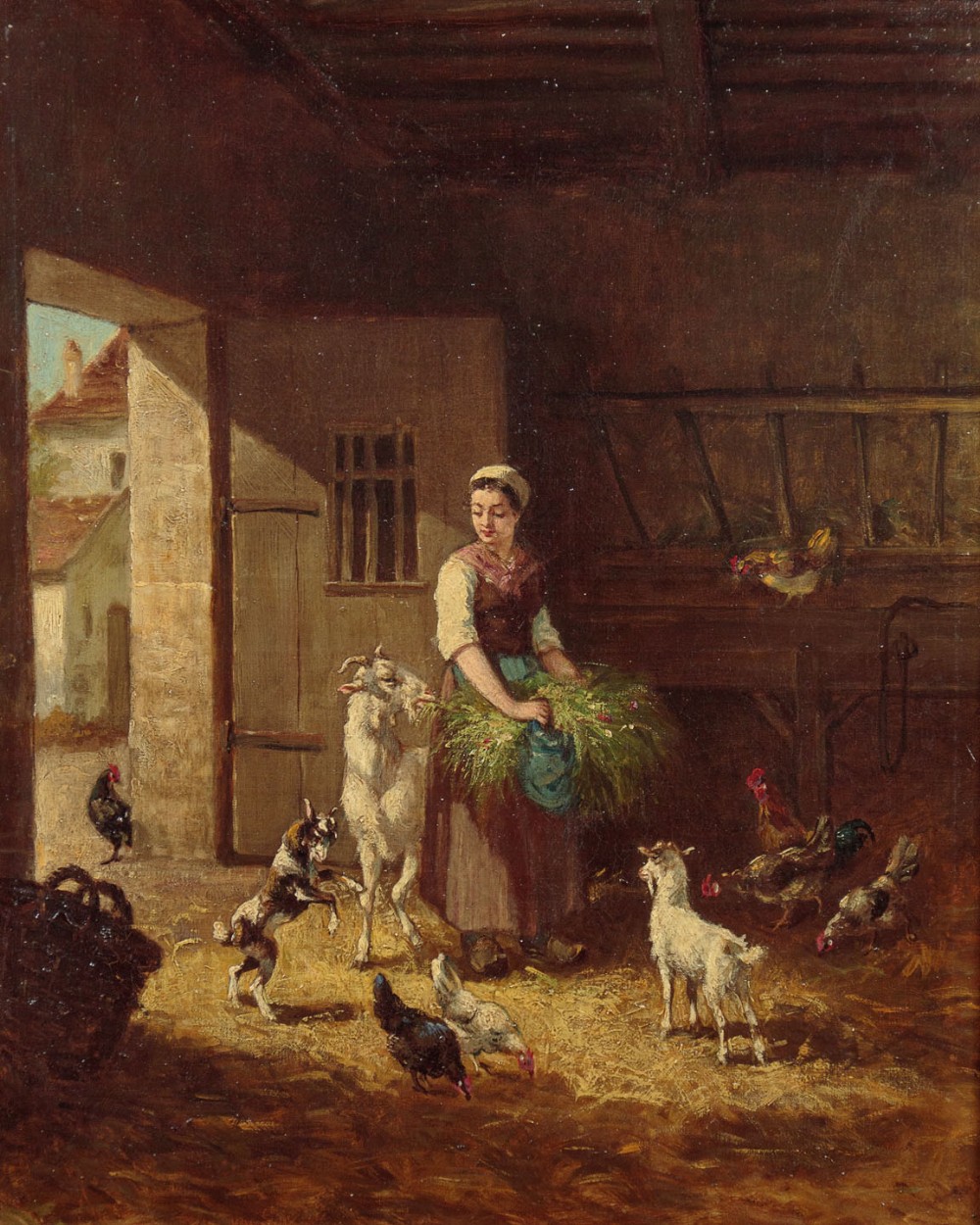 Dutch Genre Painting c.1930