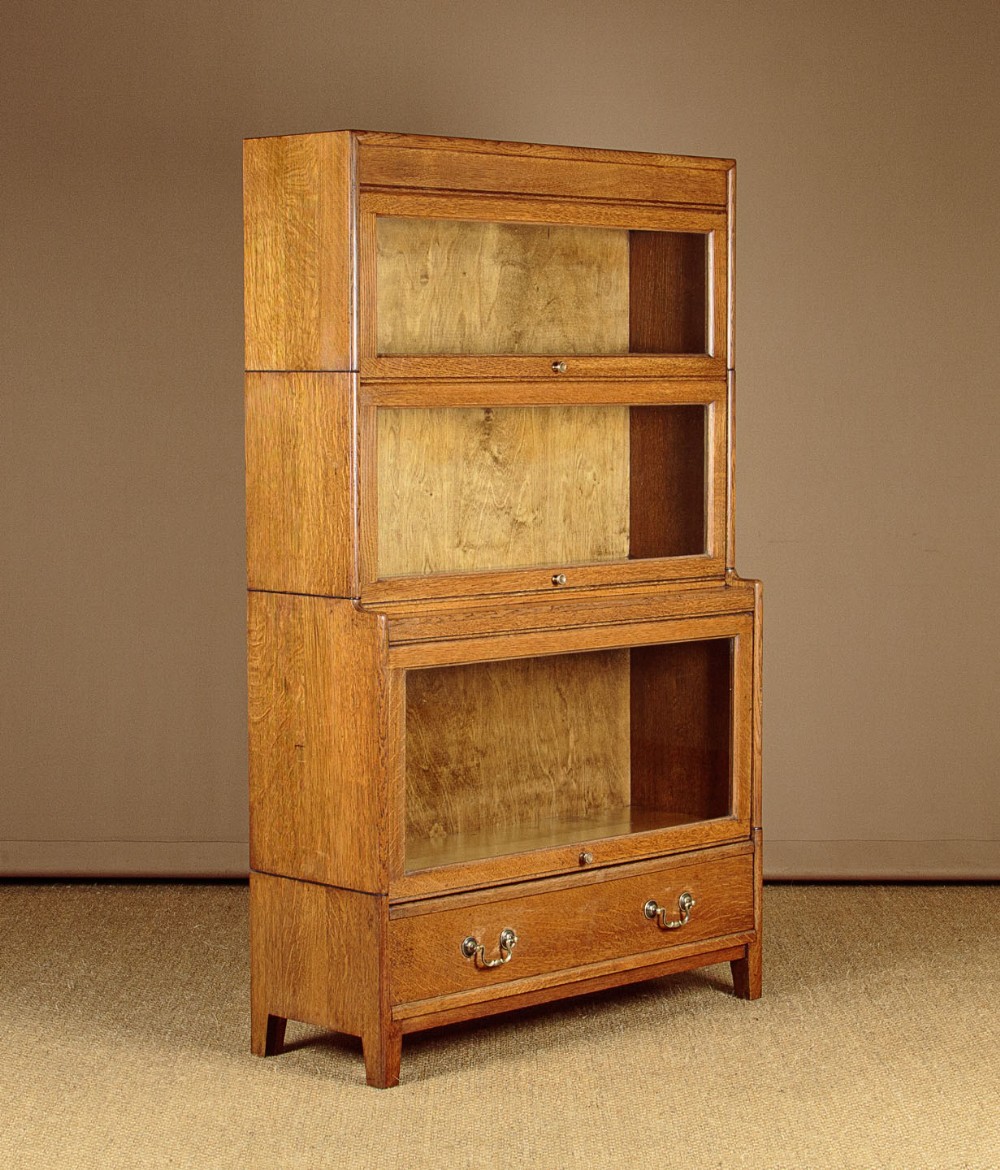 Oak Stacking Office Bookcase c.1910