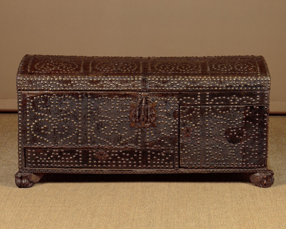 18th.c. Spanish Leather Chest c.1740