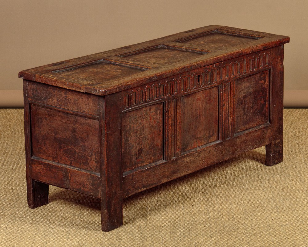 Mid 18th.c. Oak Coffer