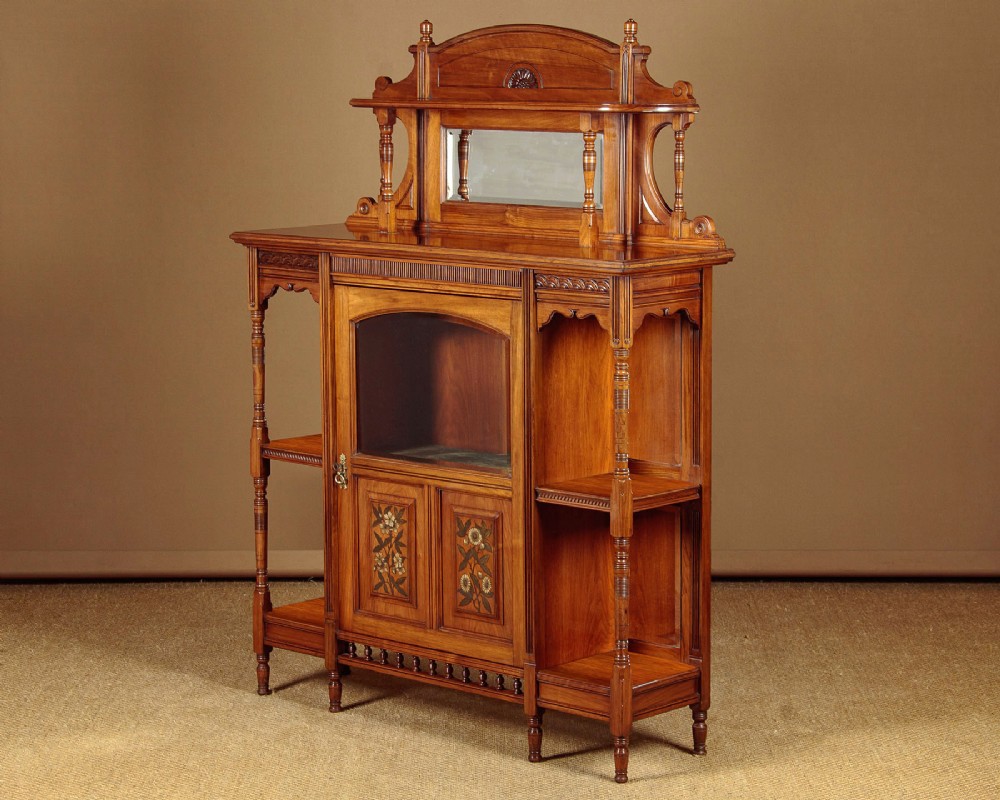 Aesthetic Movement Side Cabinet by Ogden & Son Manchester c.1880