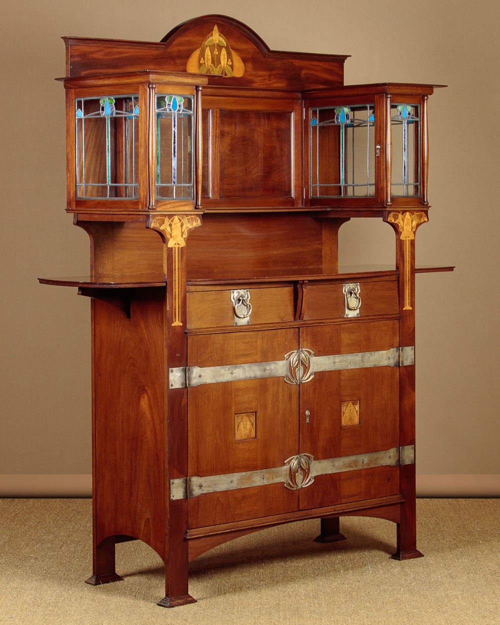 Exceptional Arts & Crafts Cabinet c.1900