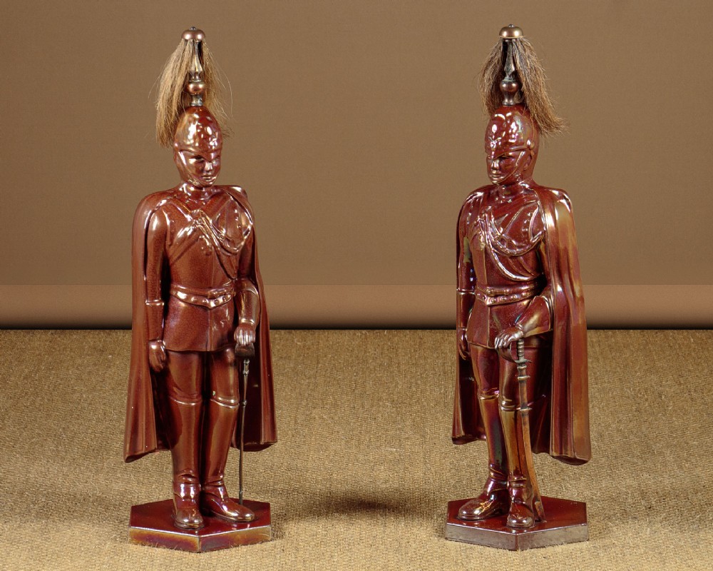 Pair of Household Cavalry Guardsmen Fireside Companions c.1930
