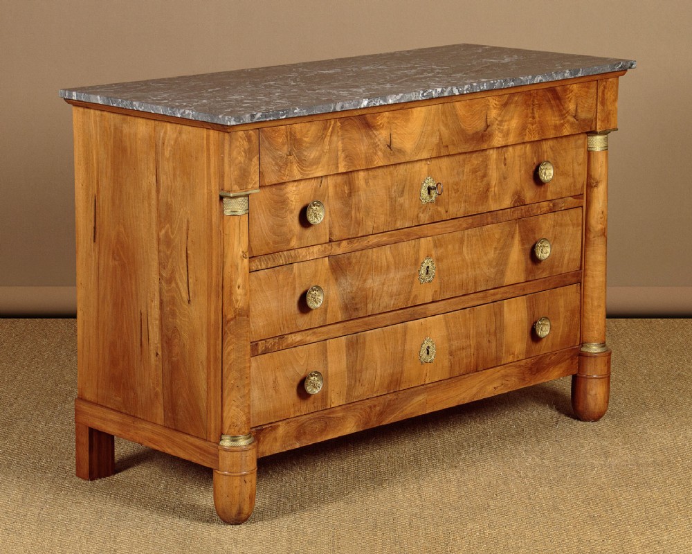 French Empire Style Walnut Commode c.1880