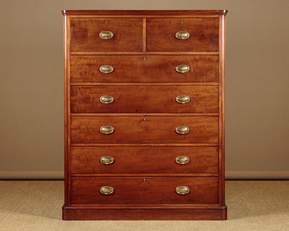 Tall Mahogany Chest of Drawers c.1910