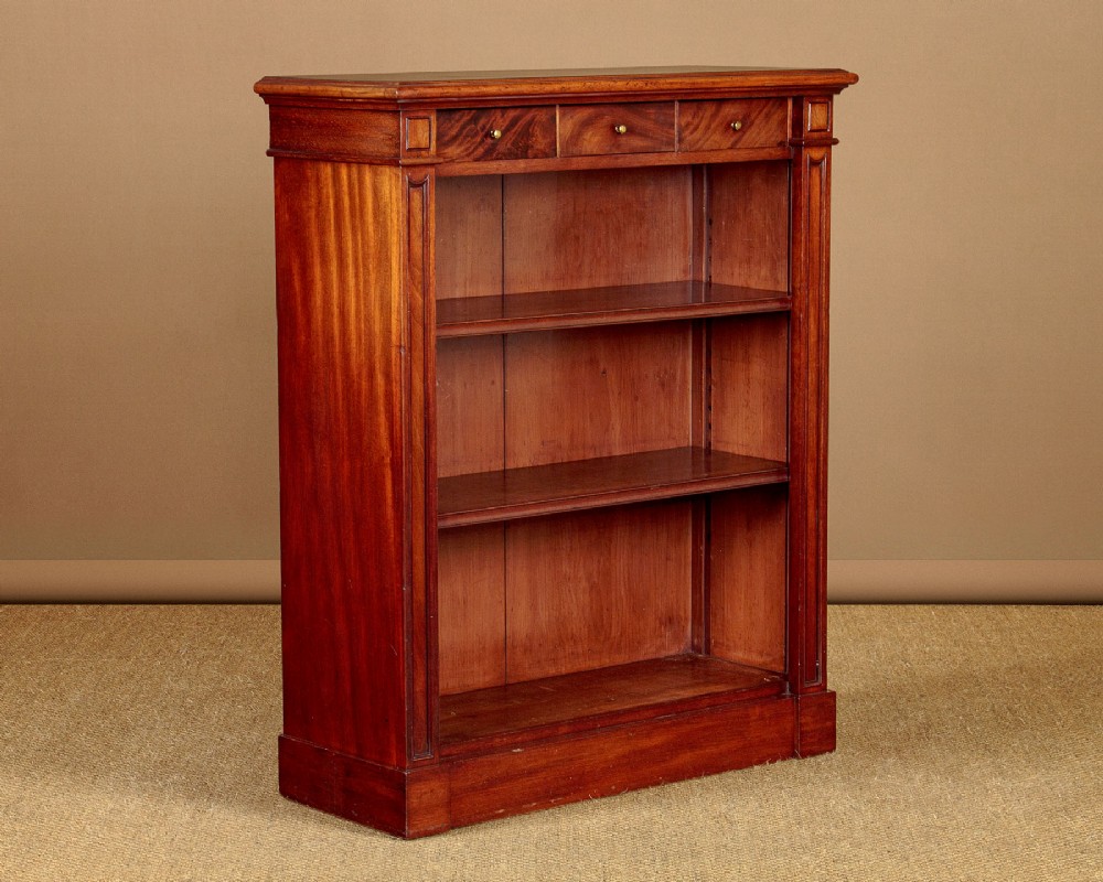 Small Mahogany Bookcase with Drawers c.1905