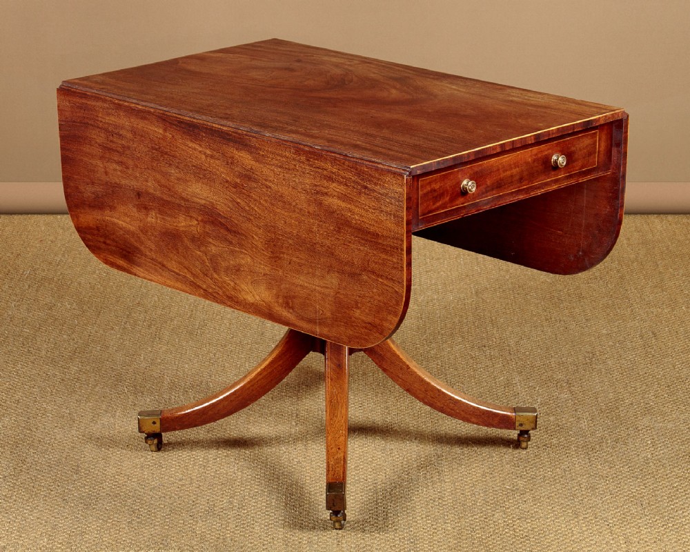 Regency Pedestal Pembroke Table c.1820
