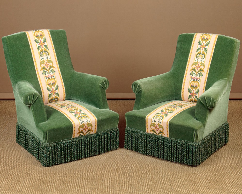 Pair of Easy Armchairs c.1890
