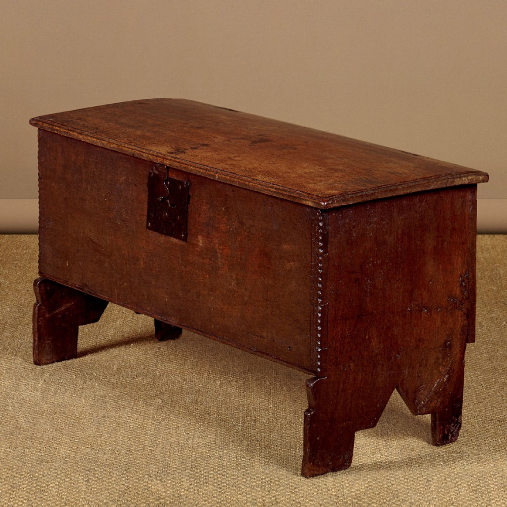 17th.c. Oak Six Plank Coffer c.1670