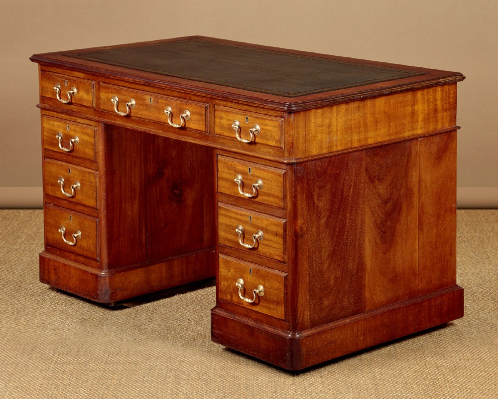 Mahogany Pedestal Desk c.1920