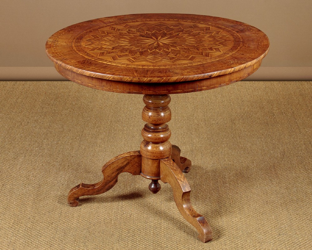 Sorrento Ware Specimen Top Centre Table c.1900