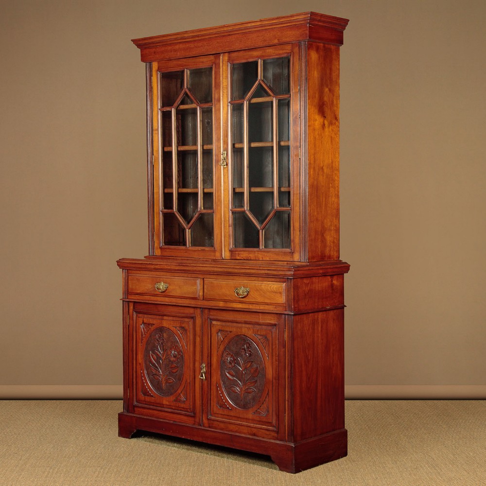 Walnut Bookcase c.1880