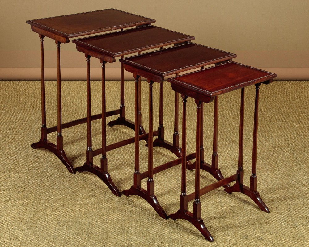 Mahogany Nest of 4 Tables c.1920