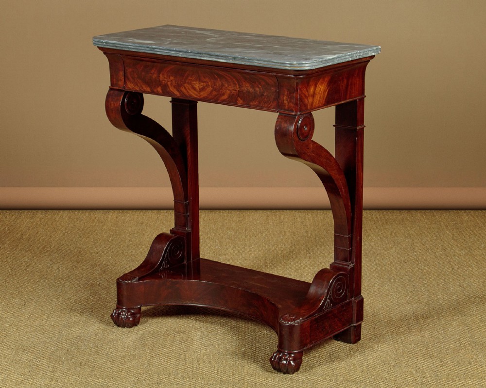 Small Marble Top Console Table c.1840