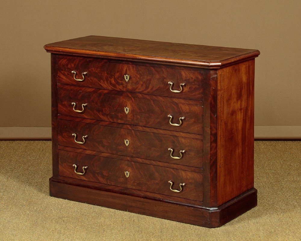 Small Mahogany Chest of Drawers c.1860