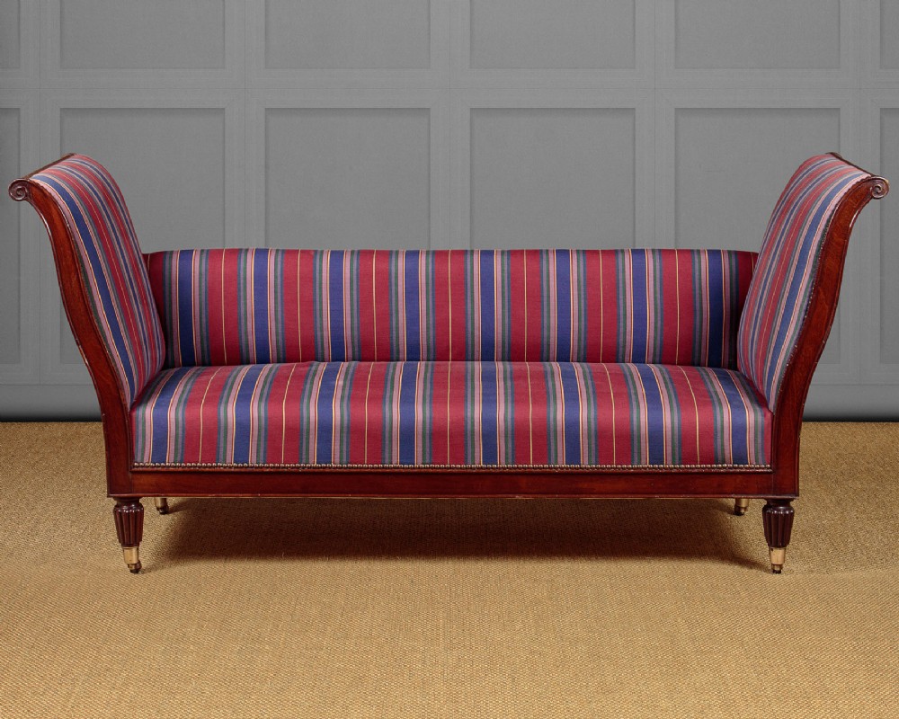 Small Mahogany Settee c.1860