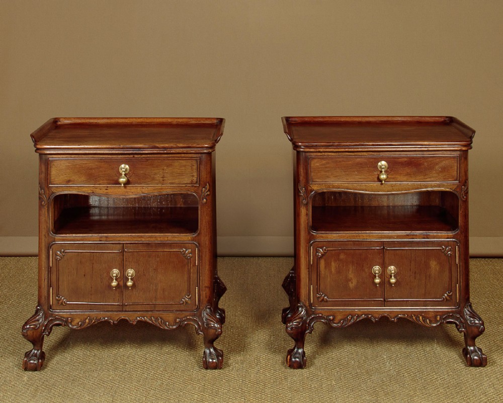 Pair of Mahogany Side Cabinets c.1930