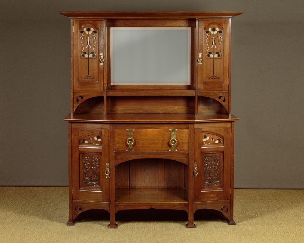 Arts & Crafts Oak Dresser c.1900