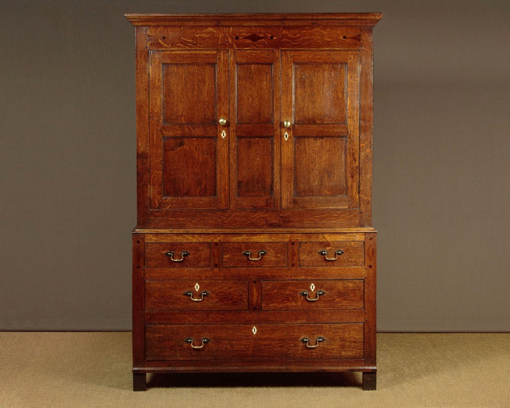 Welsh Oak Tack Cupboard c.1820